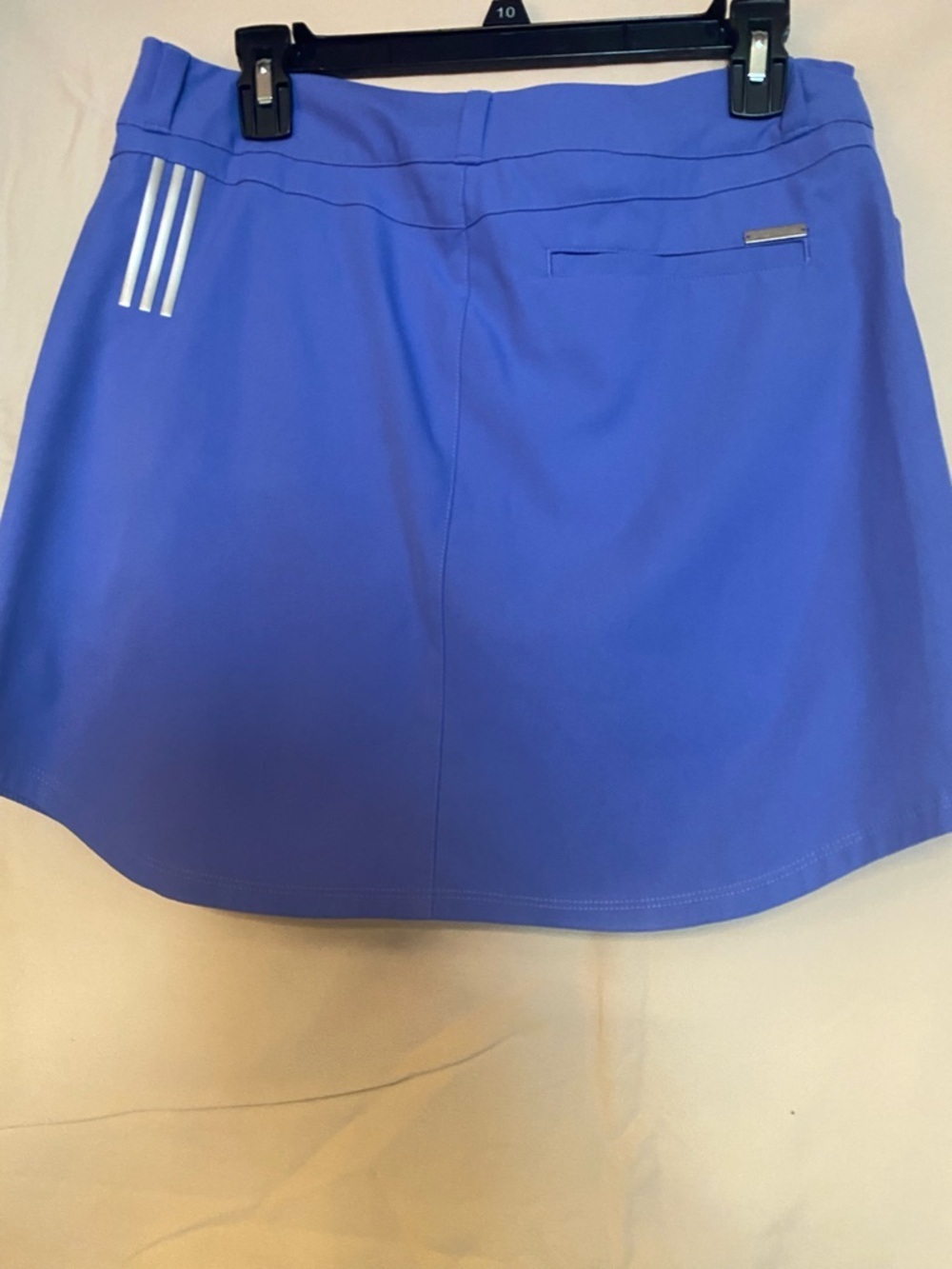 Adidas Periwinkle Blue Skort with Snap Front - Picture 2 of 2